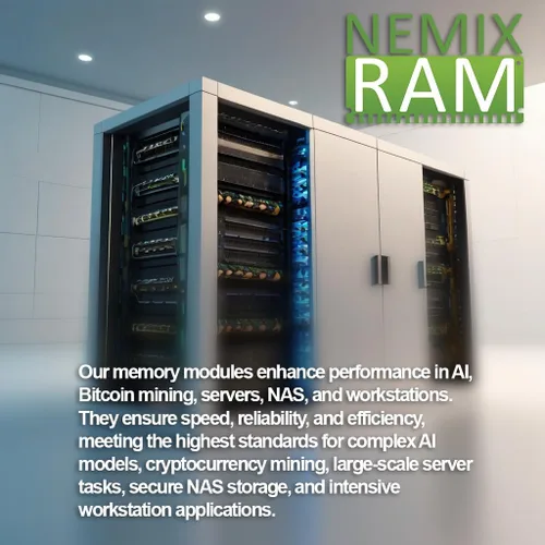 Miniatura 3 de NEMIX RAM 1TB (4X256GB) DDR4 3200MHZ PC4-25600 8Rx4 1.2V CL22 288-PIN ECC LRDIMM Kit de memoria de servidor reducida de carga compatible
