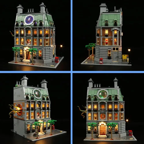Miniatura 4 de Kit de luces LED para Sanctum Sanctorum, iluminación de bricolaje compatible con juego de construcción modular 76218 (sin modelo), luz decorativa