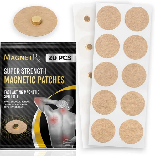 Miniatura 4 de MagnetRX Parches adhesivos de repuesto para pequeños parches magnéticos – Recambios de almohadilla magnética redonda premium