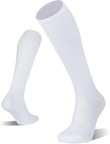 FITRELL Paquete de 23 calcetines de béisbol y sóftbol para niños, jóvenes, hombres y mujeres, calcetines altos hasta la rodilla (varios colores)