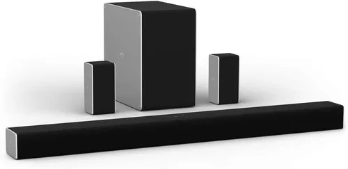 VIZIO SB36514-G6 36 pulgadas 5.1.4 Sistema de sonido de cine de alta calidad en casa con Dolby Atmos y altavoz de subgraves inalámbrico, color negro