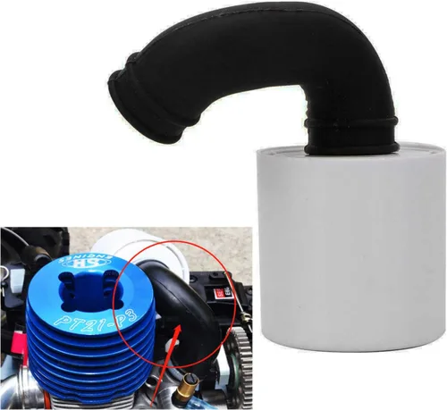 ShareGoo - Limpiador de filtro de aire RC 1/8, piezas mejoradas, compatible con motor SH.28 compatible con HSP Axial Traxxas Redcat Losi Himoto 1/8