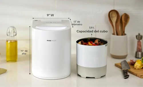 Miniatura 4 de Food Cycler Eco 3 Reciclador Compacto de Alimentos de Cocina Alternativa de Contenedor de Compostador para Interiores Eliminador Eléctrico