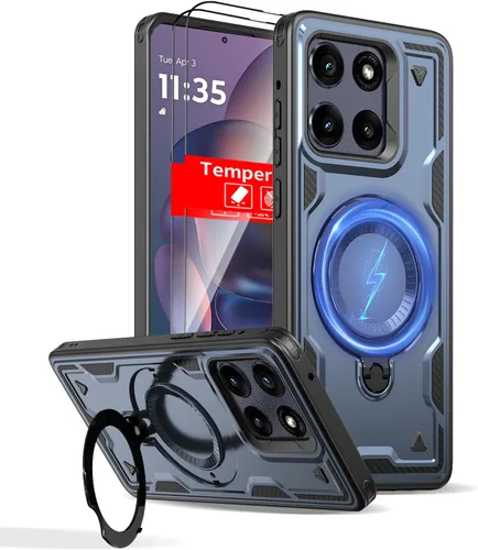 Miniatura 142 de Funda magnética para Google Pixel 9A compatible con cargador inalámbrico MagSafe, para Pixel 9A, funda de teléfono integrada de 360 °, con 2