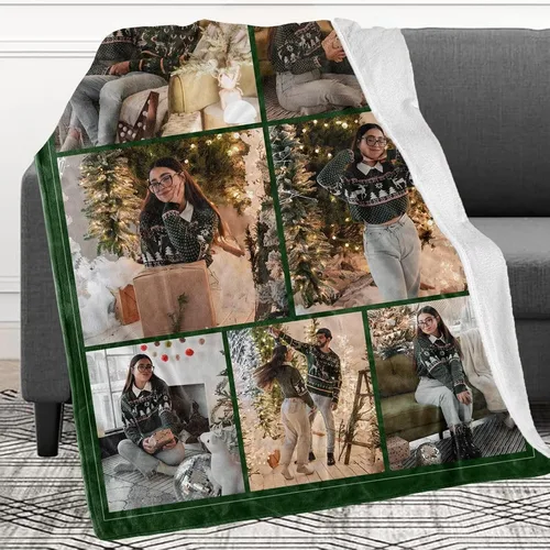 Miniatura 50 de Manta personalizada con imagen, mantas personalizadas para adultos y niños, manta de fotos personalizable, mantas personalizadas como regalo para 5