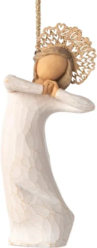 Miniatura 4 de Willow Tree Adorno 2022, figura esculpida pintada a mano