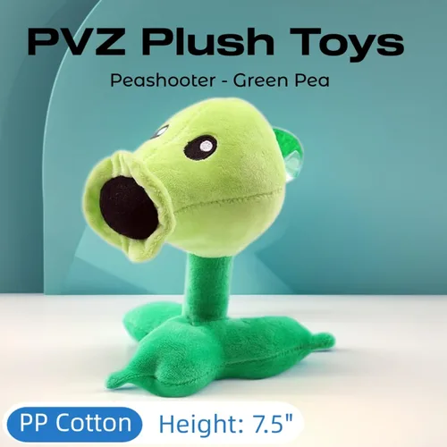 Miniatura 8 de Dyharnsty 4 piezas Plantas vs Zombis - Juego de juguetes de peluche Peashooter, figuras blandas de Plantas vs Zombis, juguetes PVZ de Plantas 1 2 set