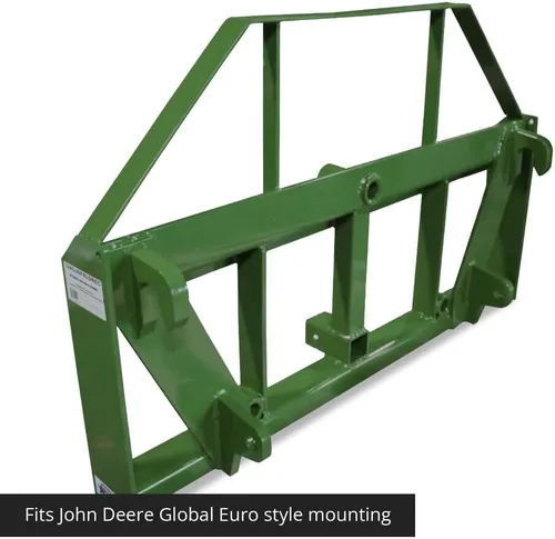 Miniatura 2 de Titan Attachments UA - Accesorio para marco de horquilla de palet, compatible con John Deere Global Euro Tractor, nominal 4,500 libras