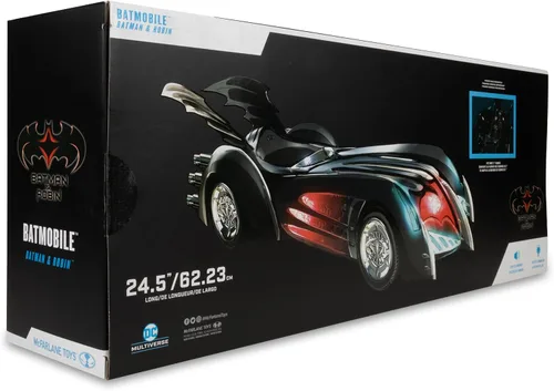 Miniatura 10 de McFarlane Toys - DC Multiverse Batmobile (Batman & Robin) Vehículo de 24.5 pulgadas de largo con luces y sonido