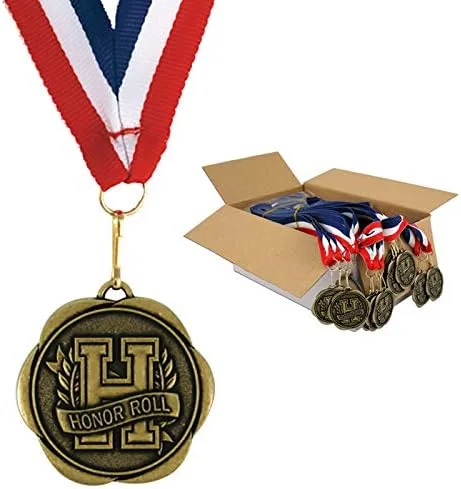 Miniatura 9 de Juego de 100 medallas de premio con cintas para el cuello