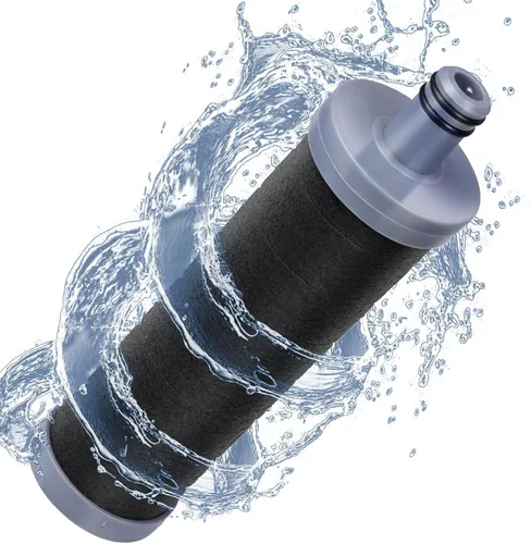 Miniatura 8 de Cartucho de filtro de ducha de carbono, 1 unidad, compatible con sistema de filtro de ducha, reduce el cloro, metales pesados y otras impurezas