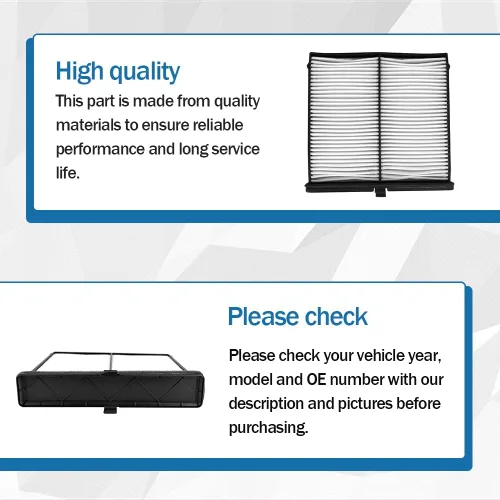 Miniatura 6 de Paquete de 2 filtros de aire de cabina para Mazda 3 2019-2022 CX-30 BDTS-61-J6X BDTS61J6X