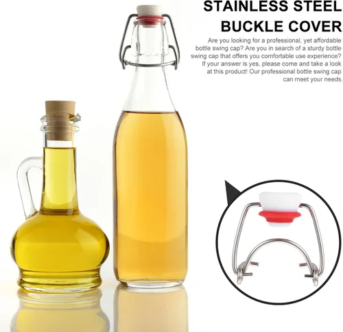 Miniatura 9 de DOITOOL Tapas de botella con tapa abatible, tapas de botella con tapa abatible, tapas oscilantes, equipo de elaboración de cerveza para botellas