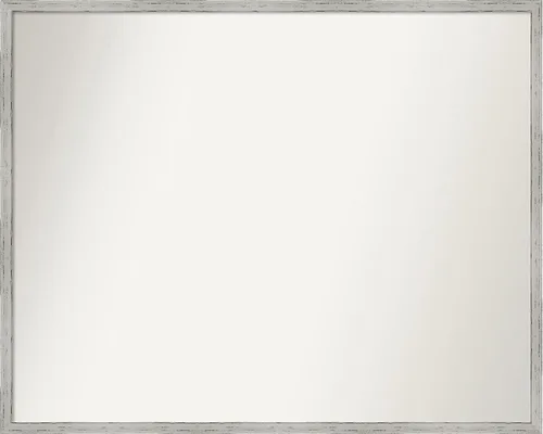 Miniatura 636 de Amanti Art Espejo de baño blanco para sobre el fregadero, 32 x 45 pulgadas, espejo de tocador rectangular blanco esbelto, marco de madera moderno