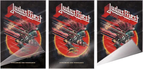 Miniatura 3 de Judas Priest - Póster de música (Screaming For Vengeance) (Tamaño: 24" x 36") (póster laminado)