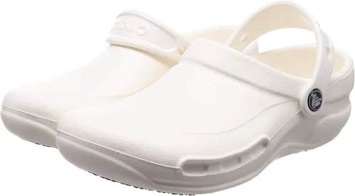 Miniatura 2 de Crocs Zuecos unisex Bistro (9 B (M) de EE. UU. para mujer/7 D (M) de hombre de EE. UU., blanco)
