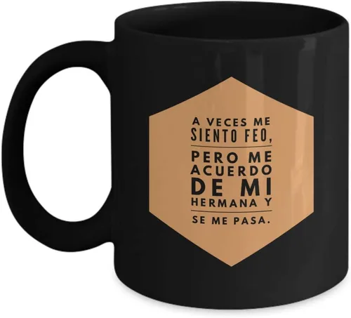 Regalo para hermana, madrina | Taza de Cafe para navidad | Perfecto regalo para graduados, profesionales y estudiantes de enfermeria | Vaso con Negro