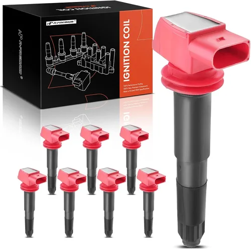 Miniatura 10 de A-Premium Paquete de bobinas de encendido del motor compatible con Porsche Cayenne 2008-2018, Panamera 2010-2016, 3.6L 4.8L DOHC