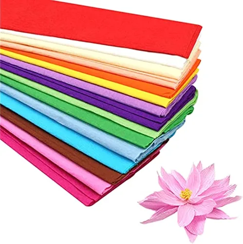 Miniatura 2 de Pliegues de papel crepé (20 hojas), 20 pulgadas de ancho por 3.2 pies de largo, papel crepé mexicano, 21 colores surtidos (mezclado)