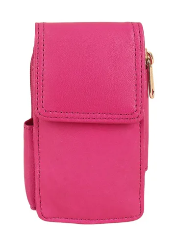 Miniatura 10 de Leatherboss - Estuche de cuero para cigarrillos con soporte para encendedor y bolsillo con cremallera (negro)