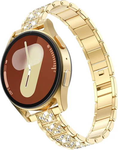 Miniatura 42 de KADES Compatible with Samsung Galaxy Watch 8/8 Classic / 7/6 / 5/4 Band, 40mm 44mm 45mm 47mm, Luxury Diamond Bracelet Chain Band for Women, Bling