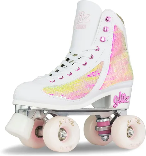 Miniatura 14 de Crazy Skates Glitz - Patines de ruedas para mujeres y niñas – Deslumbrante purpurina brillante patines Quad