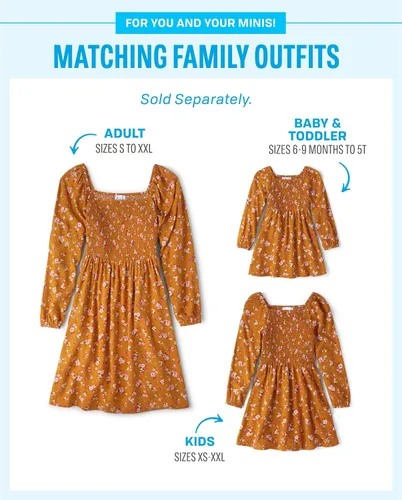 Miniatura 5 de The Children's Place Vestido casual de manga larga para niñas grandes