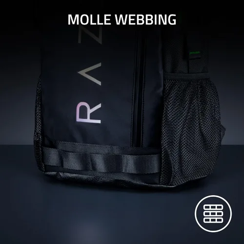Miniatura 6 de Razer Rogue v3 - Mochila para portátil para juegos de 14 pulgadas: bolsa de viaje para computadora portátil - Resistente al desgarro y al agua