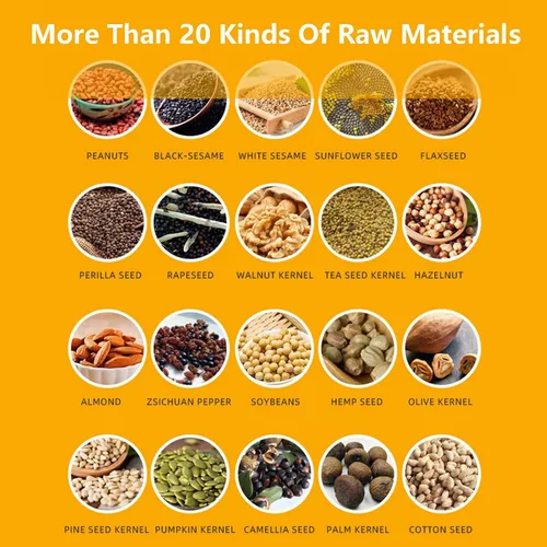 Miniatura 3 de Máquina de prensa de aceite, máquina de extracción de aceite frío/caliente para soja de maní, molino de grano de prensa de aceite automático, con 10