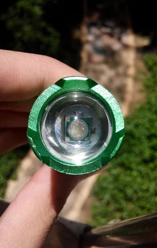 Miniatura 3 de Linterna de haz verde de largo alcance LED escalable, linterna LED verde de 3 modos para detección nocturna e invernadero