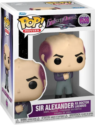 Funko Pop! Movies: Galaxy Quest – Sir Alexander as Doctor Lazarus – Figura de vinilo coleccionable – Idea de regalo – Producto oficial – para niños