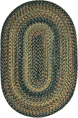 Miniatura 8 de Homespice Black Forest - Alfombra trenzada ovalada de 20 x 30 pulgadas, lavable a máquina, alfombra de entrada trenzada, suave, absorbente de agua