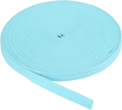 Miniatura 32 de PATIKIL Cinta de sarga de algodón de 1 pulgada, 50 yardas, cinta de algodón, cinta de encuadernación al bies, cinta de espiga para costura, Verde