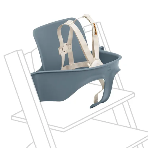 Miniatura 11 de Stokke Tripp Trapp - Juego de 2 piezas para bebé, color rosa sereno, para edades de 6 a 36 meses, convierte la silla Tripp Trapp en una cómoda silla