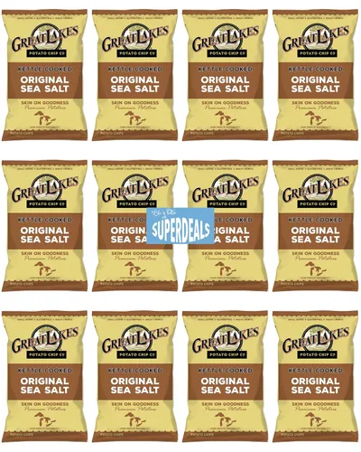 Miniatura 4 de Great Lakes Bold & Zesty Flavor Trio: The Ultimate Snack Adventure by SUPERDEALS Bolsa de 1.375 onzas 4 barbacoa de cereza Michigan 4 sal