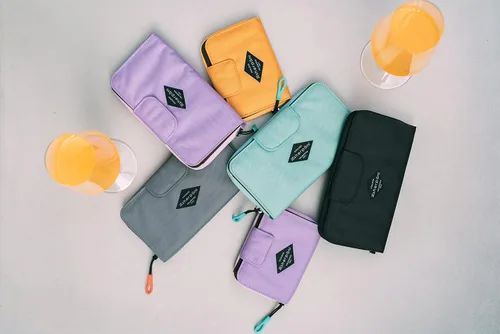 Miniatura 27 de Sherpani Tulum, cartera grande de nailon con cremallera alrededor, cartera con tarjetero organizador para mujer
