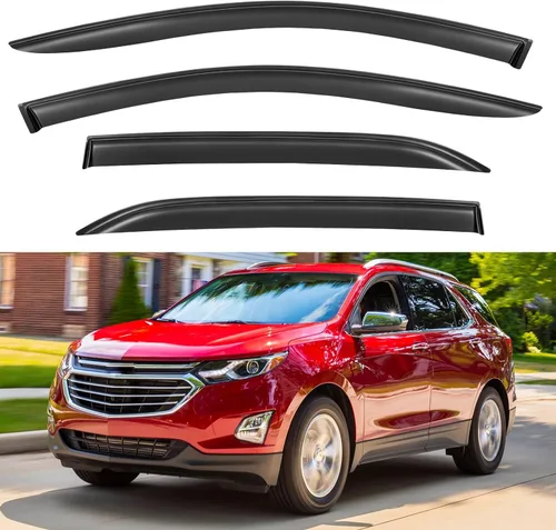 Miniatura 199 de YQAUTEC Viseras de Ventana Protectores de Lluvia para Honda Civic 2022 2023 2024 2025 2026, Deflectores de Viento de Ventilación de Ventana Fuera