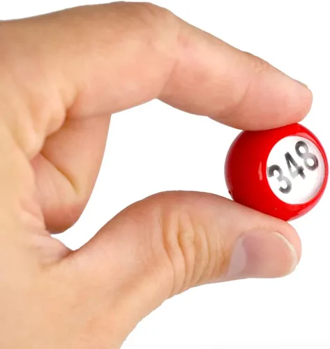 Miniatura 2 de Regal Bingo - Bolas de rifa, bolas rojas de primera calidad con ventana de fácil lectura - 7/8 (0.875) pulgadas - para juegos de grupo grande, noche