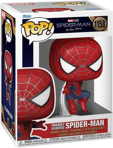 Miniatura 2 de POP Marvel: Spider-Man: No Way Home - Figura de vinilo de Spider-Man de Funko amigable con el vecindario