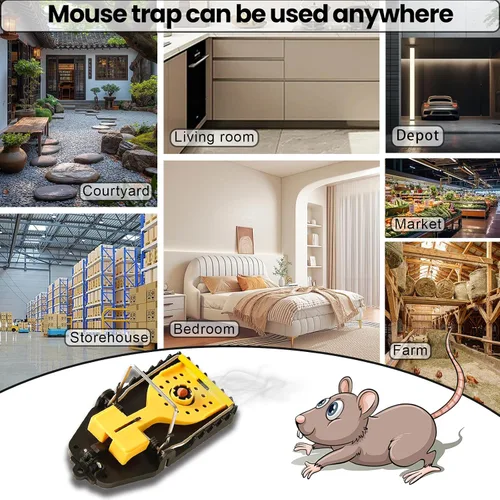 Miniatura 6 de Trampas para ratones, trampa para ratas, rápida y eficazmente, la mejor trampa para ratones, trampas para ratones usadas en interiores y exteriores