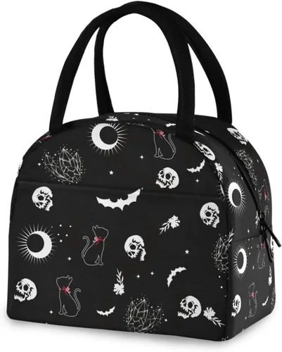 Miniatura 13 de Bolsa de almuerzo Axolotl para mujeres, hombres y niños, lonchera aislada reutilizable para oficina, trabajo, escuela, picnic, caminata Reusable