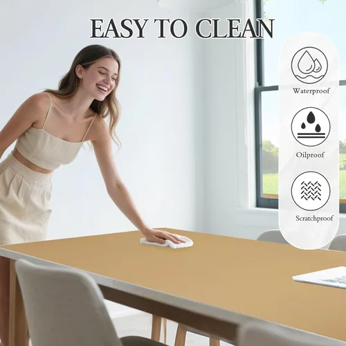 Miniatura 4 de Beautysaid Revestimiento de estante y cajón para armario de cocina, papel antideslizante no adhesivo, impermeable, lavable, grueso para tocador
