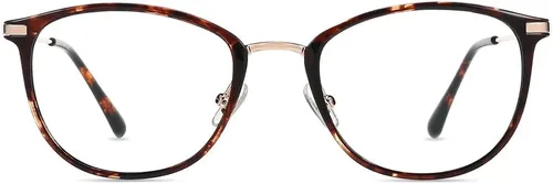 Miniatura 4 de Firmoo Gafas de luz azul, montura de lentes de lectura redonda vintage en general para computadora para mujeres y hombres (tortuga, 1.75x)