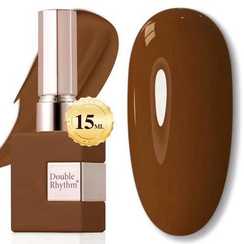 Miniatura 59 de Double Rhythm 15ml de esmalte de uñas en gel, color puro, mismo color, misma botella, esmalte de uñas de remoción para arte de manicura en salón