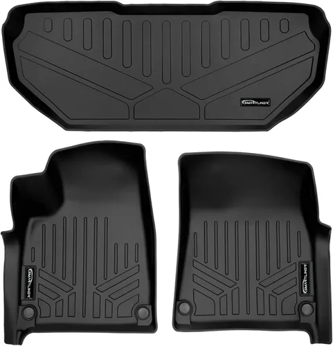 Miniatura 13 de SMARTLINER Revestimientos de primera fila para todo tipo de clima, compatibles con Rivian R1S 2022-2024