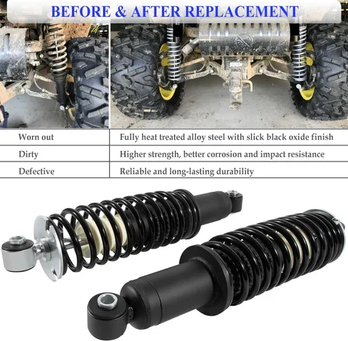 Miniatura 3 de 2 amortiguadores de resorte trasero para Gator HPX 4x4, diésel, HPX 615E HPX 815E 2004-2020, amortiguadores traseros izquierdo y derecho de repuesto
