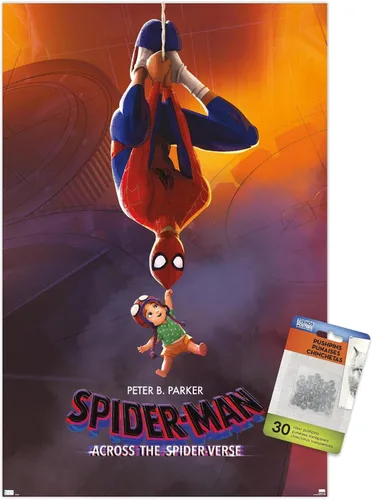 Miniatura 12 de Trends International Marvel Spider-Man: Across The Spider-Verse - Póster de Peter & Mayday Parker de una hoja, 22.4 pulgadas de largo x 14.7 Versión