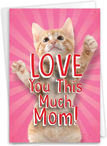 Miniatura 9 de NobleWorks - Divertida tarjeta del día de la madre con sobre - Saludos amorosos y humorísticos para mamá - Nombre real Isn't Mom 0207