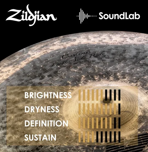 Miniatura 6 de Zildjian K - Platillo de paseo lateral izquierdo personalizado, 20 pulgadas