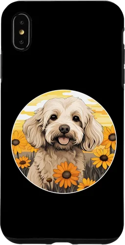 Miniatura 7 de iPhone 15 Cute Cockapoo in Spring Flower Garden Colorful Puppy Dog Case